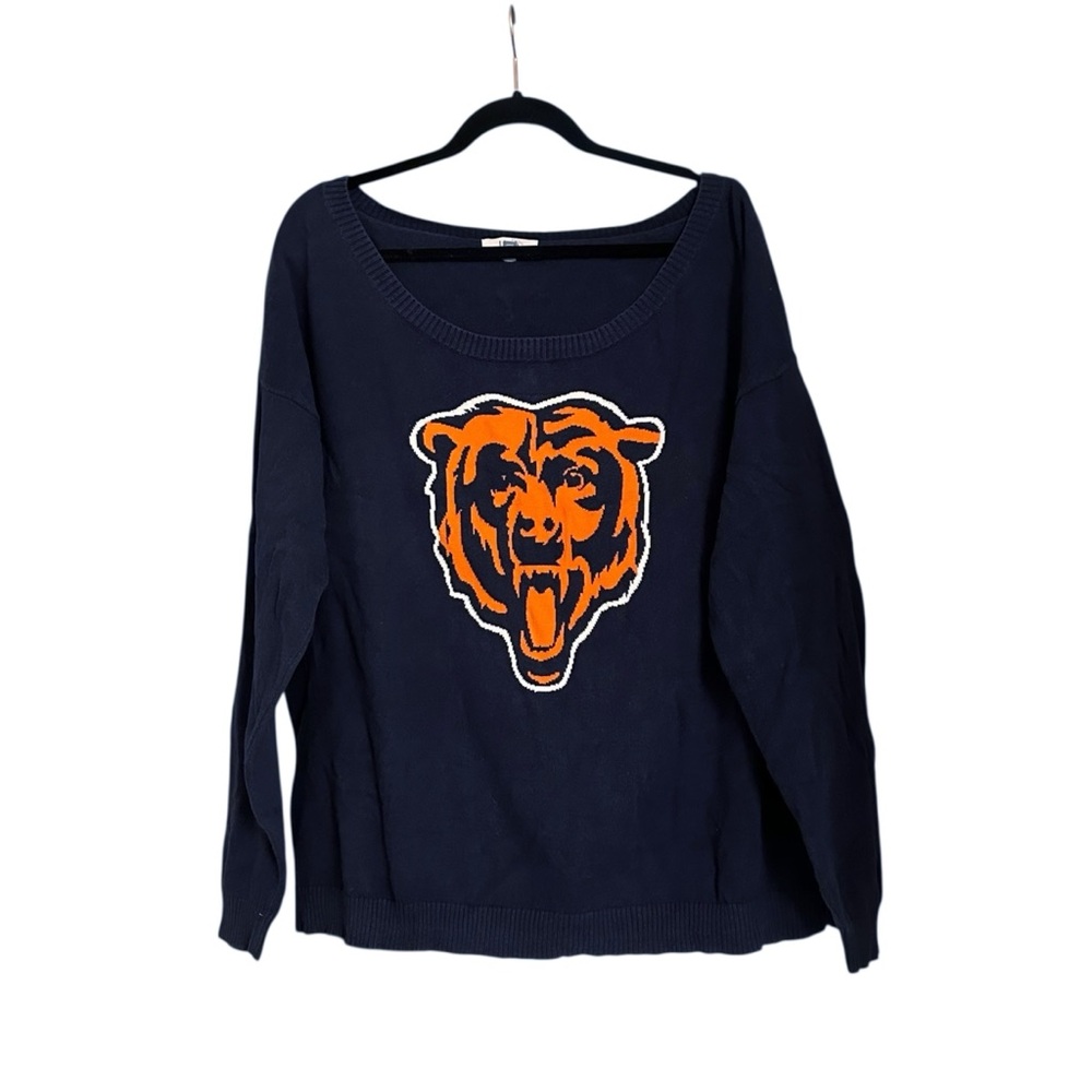 Chicago Bears Scoop Neck Long Sleeve Sweatshirt